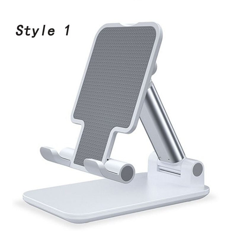 SR Luxe Metal Desk Stand – Universal Foldable & Adjustable Mount for Tablets & Smartphones