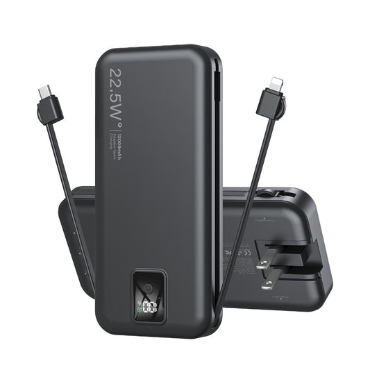 SR Mag-Pro Ultra-Slim Magnetic Wireless Power Bank – Fast Charging Snap-On Battery for iPhone & Android