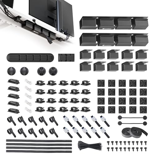 Collection of computer hardware components on a white background