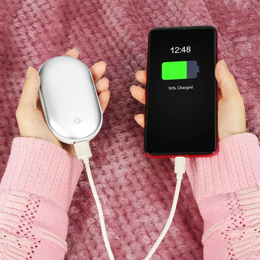 SR CozyHeat 2-in-1 – 5000mAh Portable Hand Warmer & Emergency Power Bank