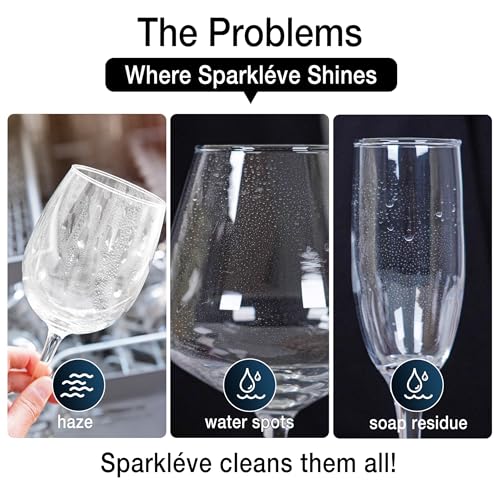 Sparkléve Home Glassware Polisher | Automatic Spinning Glass Dryer & Buffer