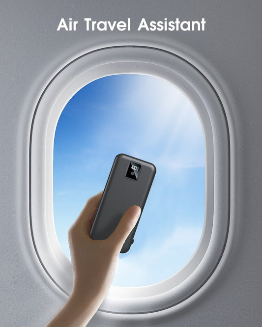 SR Mag-Pro Ultra-Slim Magnetic Wireless Power Bank – Fast Charging Snap-On Battery for iPhone & Android