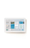 Smart home control panel on a white background