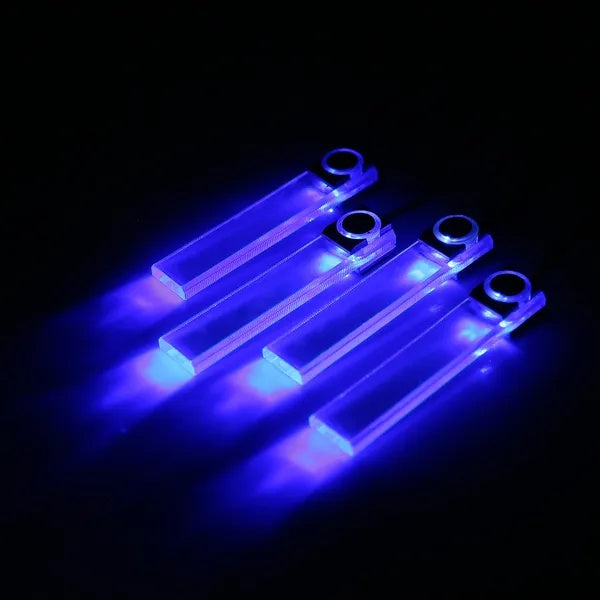 SR Luxe Car Ambient Lighting Kit – Ultra-Bright USB Interior LED Strips (Blue Edition)