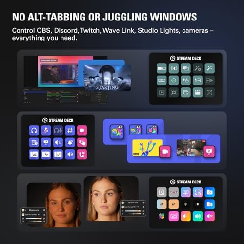 Elgato Stream Deck MK.2: 15 LCD Macro Keys Studio Controller - Works with Mac & PC