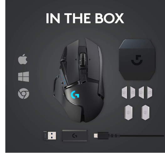 Logitech G502 Lightspeed Wireless Gaming Mouse - RGB
