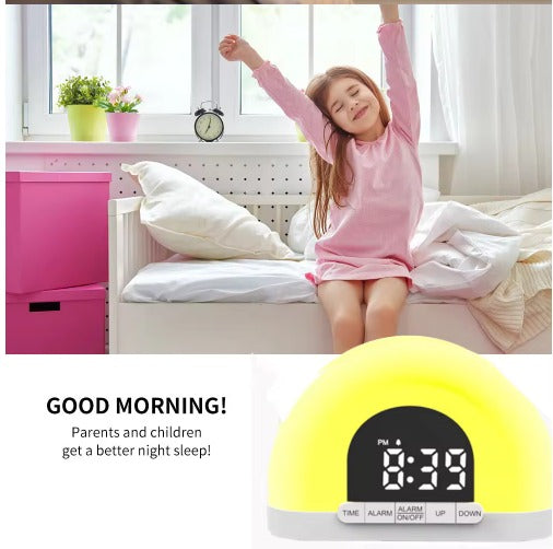 SR Luxe Sunrise Alarm Clock – Smart Wake-Up Light & RGB Mood Lamp
