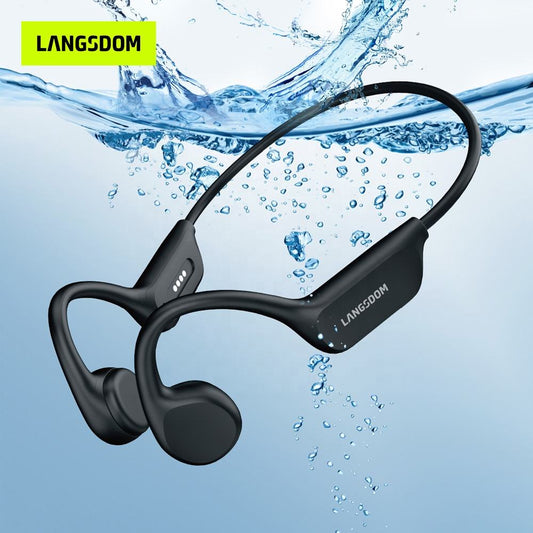 SR Aqua-Pro Bone Conduction Swimming Headphones – IPX8 Waterproof, 32GB MP3 & Bluetooth 5.4