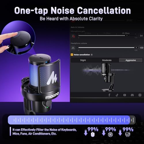 Maono DM40 Wireless Gaming Mic: The World’s 1st AI Voice-Changing Microphone