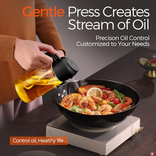 YARRAMATE Dual-Function Olive Oil Sprayer & Pourer Bottle